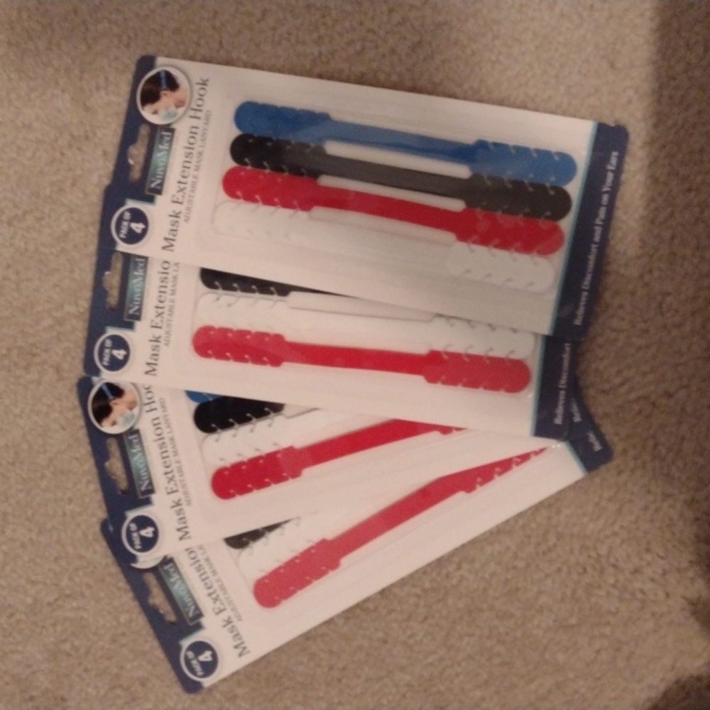 Lot of 4 Mask Extension Hooks